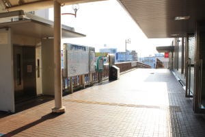 緩やかなスロープ