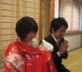 お宮参りの様子