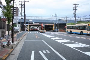 内環状線（空港線・江坂方面から）