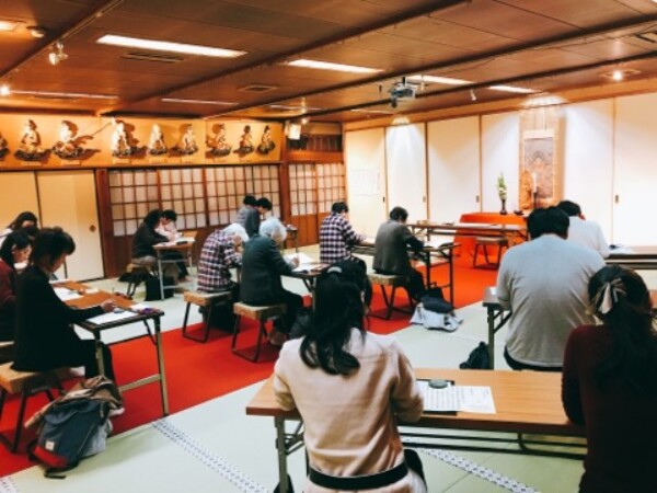 お写経会の人数が過去最高を記録サムネイル