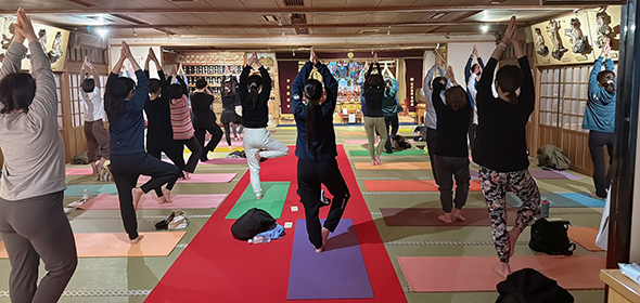 寺ヨガ・写経会