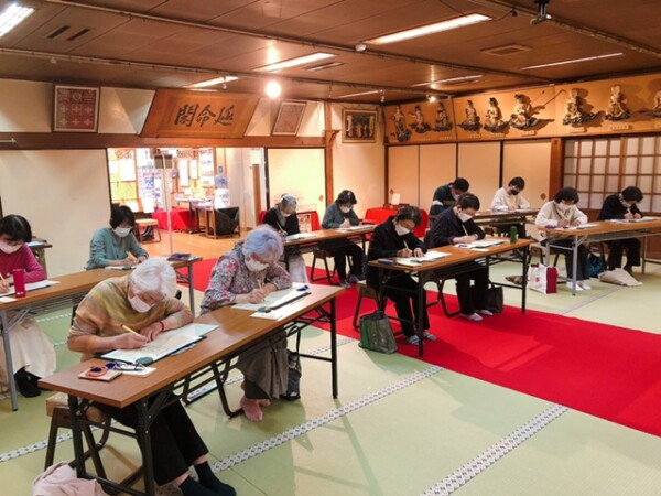 【お写経】今年２回目の開催は満員御礼サムネイル