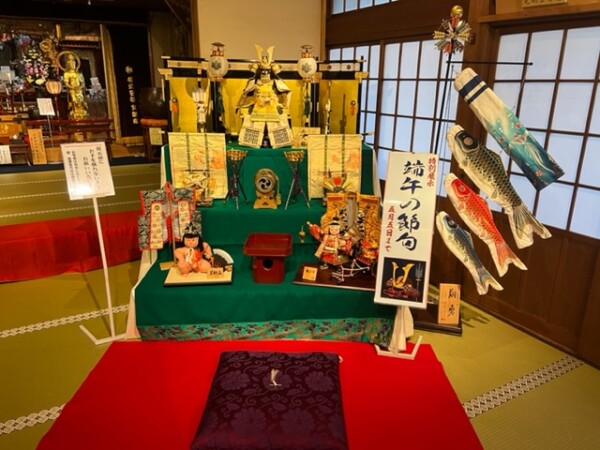 【端午の節句】子供の日の五月人形を展示しています｜常光円満寺サムネイル