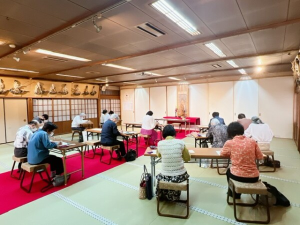 【お写経】今日はたくさんのご参加で嬉しい日です｜常光円満寺サムネイル