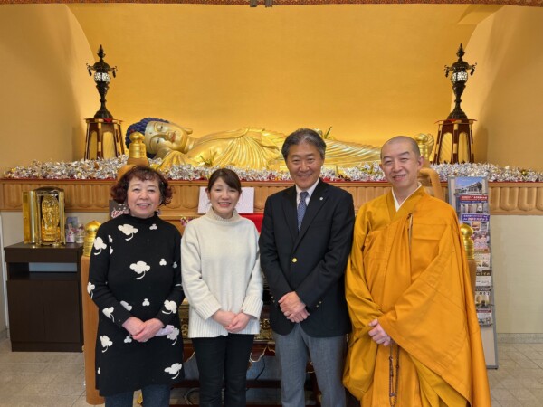 【市長来寺】吹田市の後藤市長がお寺へお参りです｜常光円満寺（大阪吹田）サムネイル