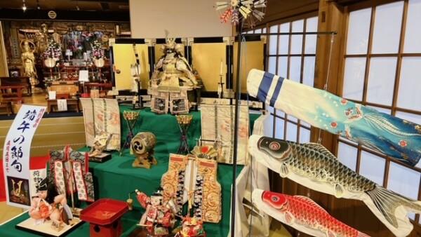 【端午の節句】明日は子供の日！五月人形は明日までの展示です｜常光円満寺（大阪吹田）サムネイル
