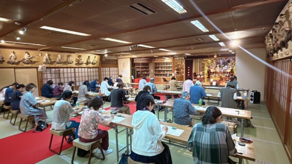 【お写経】2部制になってゆったり！｜常光円満寺（大阪吹田）サムネイル