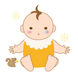 安心して眠る赤ちゃん